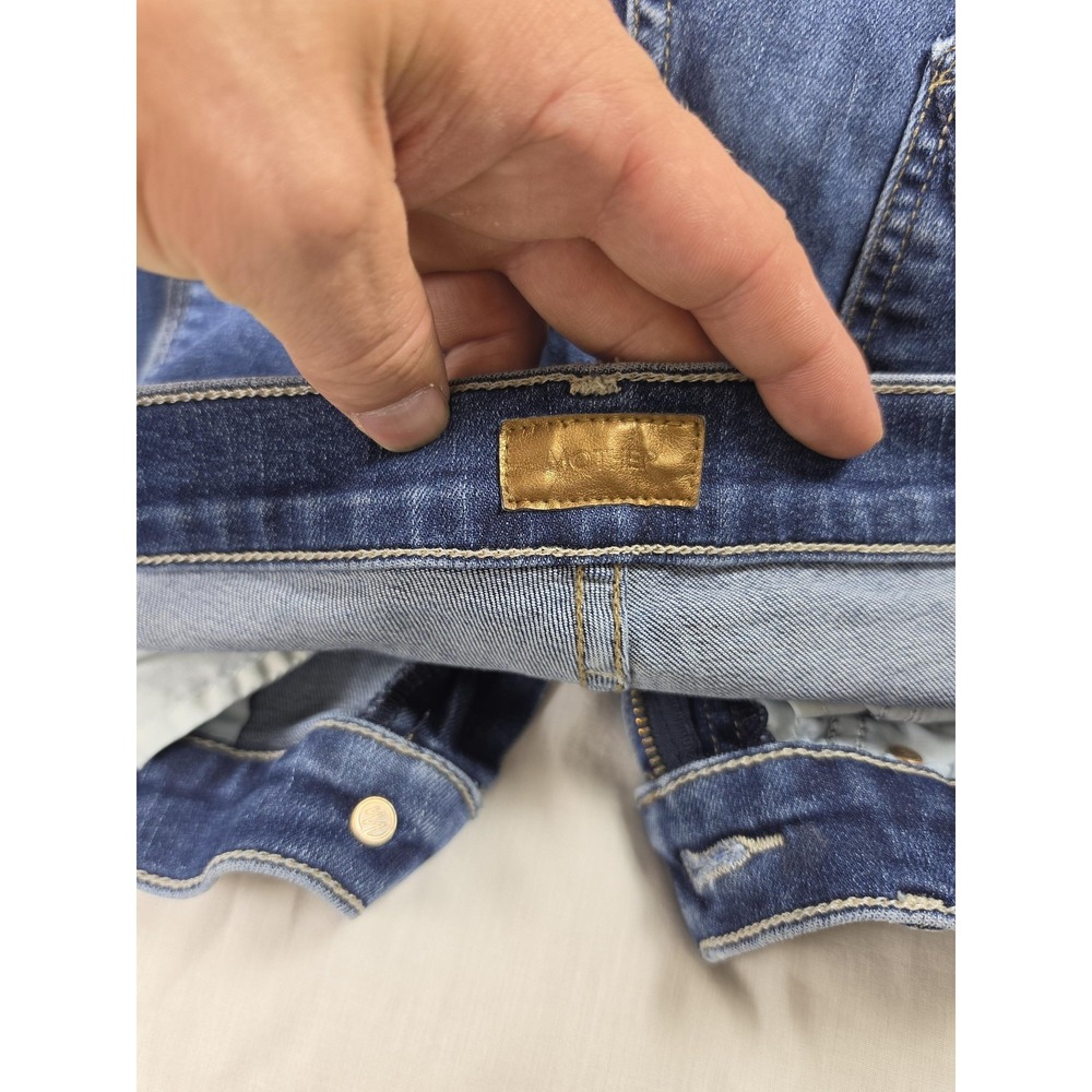 Mother Jeans Womens 26 Blue The Weekender Mid Rise Flare Stretch Denim 1585-104 - Picture 2 of 13